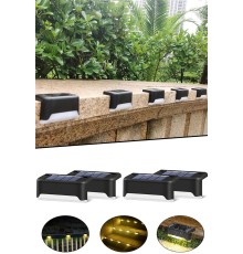 4’lü Solar Köşebent Lamba Gün Işığı