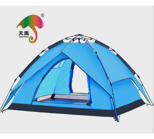 Otomatik Kurulum 4 Kişilik Gölgelikli Çadır (220x200x145)