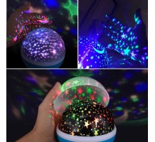 Starmaster Klc-03 3 X Kalem Pilli + 5 Volt Yıldız Yansıtmalı Küre Tip Gece Lambası