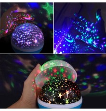 Starmaster Klc-03 3 X Kalem Pilli + 5 Volt Yıldız Yansıtmalı Küre Tip Gece Lambası