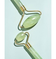 Jade Roller Çift Taraflı Yeşim Taşı Cilt Masaj Bakım Aleti