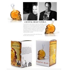 1000 ml Crystal Head Kuru Kafa İçecek Şişesi