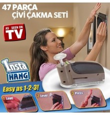 Pratik Insta Hang Çekiçsiz Pratik Çivi Çakma Seti