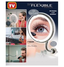 Mobee Flexible 10X Zoomlu Esnek Işıklı Makyaj Aynası